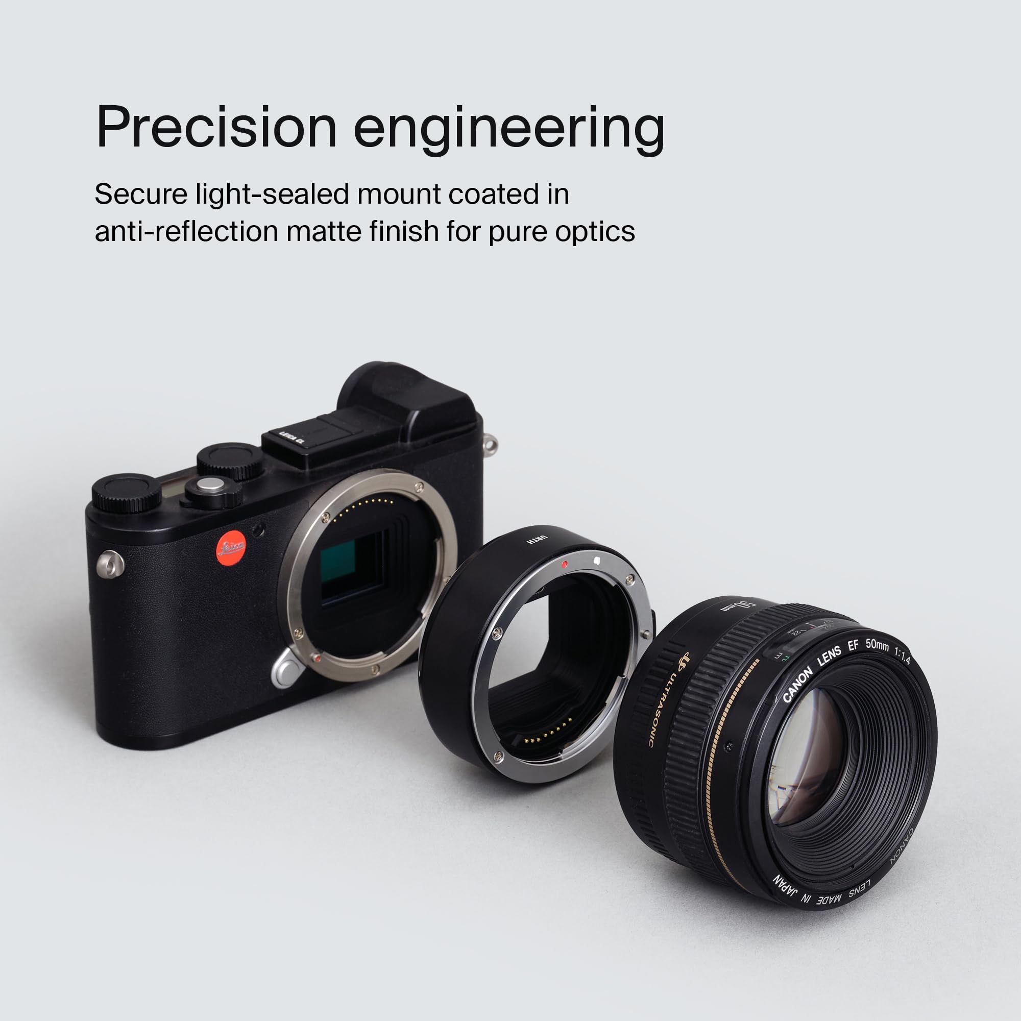 Urth Lens Mount Adapter: Compatible With Canon (Ef/Ef S) Lens To Leica L Camera Body (Electronic)